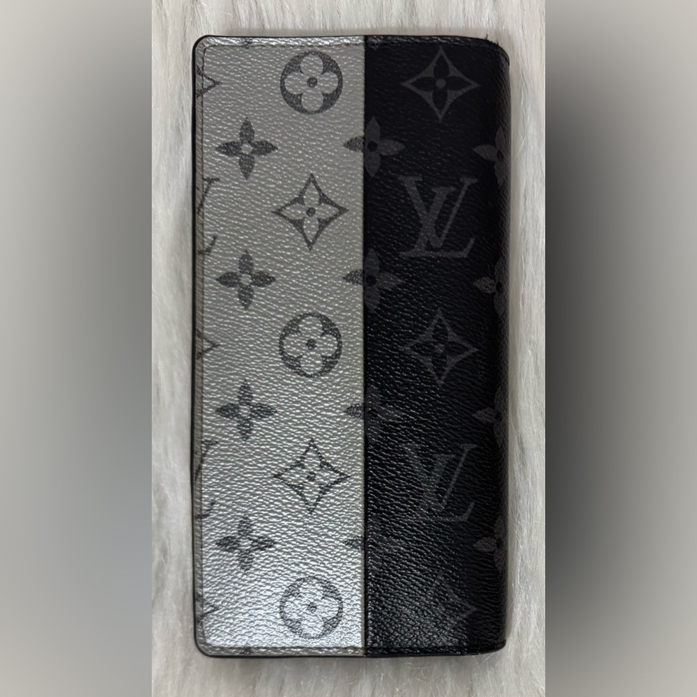 Louis Vuitton Brazza Long Wallet Eclipse Split Li… - image 2